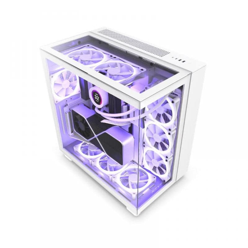 NZXT H9 ELITE MID-TOWER ATX CABINET WHITE CM-H91EW-01