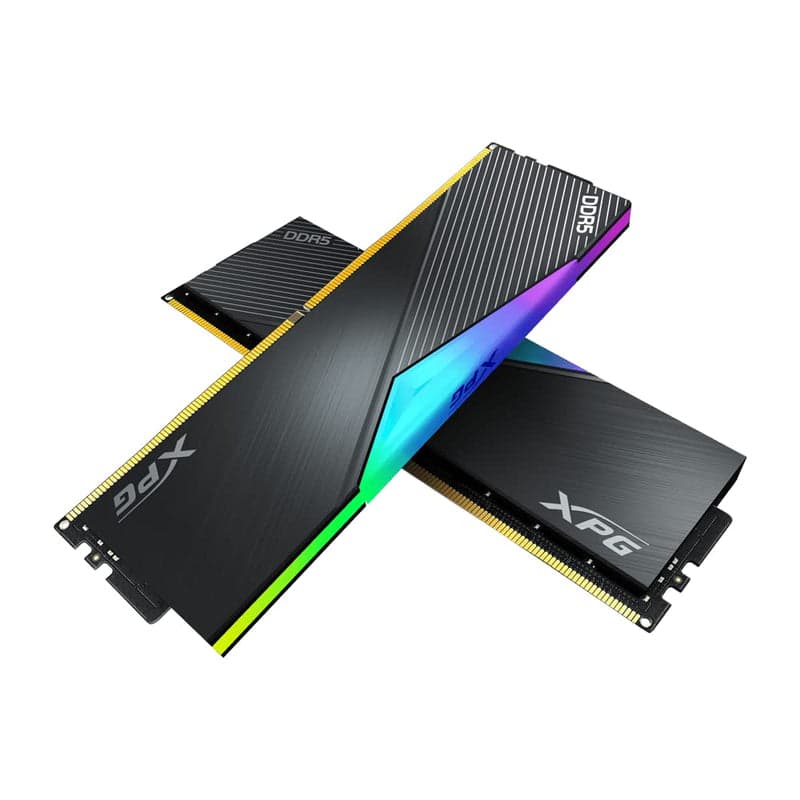 XPG 16GB*2 D5 5200MHZ LANCER RGB BLACK AX5U5200C3816G-DCLARBK