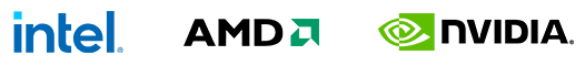 Intel, AMD and NVIDIA