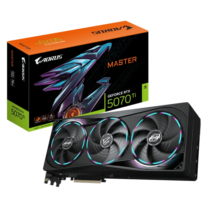 GIGABYTE AORUS GEFORCE RTX 5070 TI MASTER 16GB GDDR7